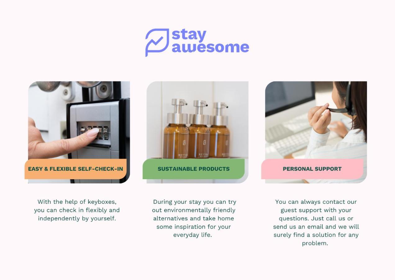 קאסל Stay Awesome - Modernes Apartment Am Botanischen Garten מראה חיצוני תמונה
